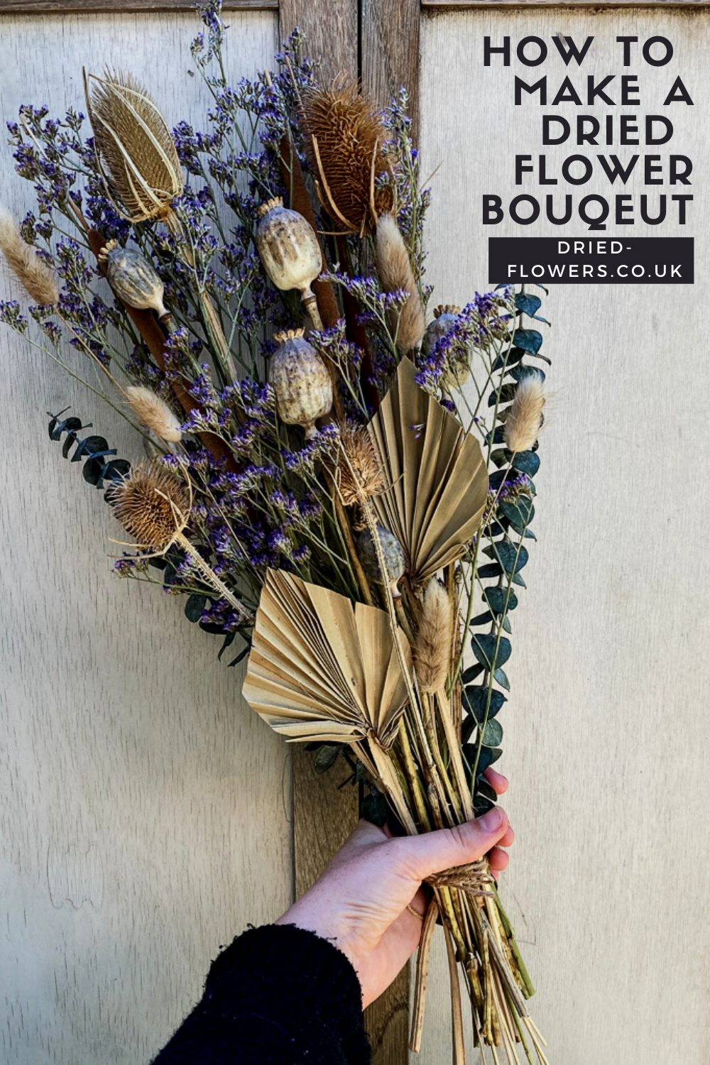 How to Make a Simple Dried Flower Bouquet 