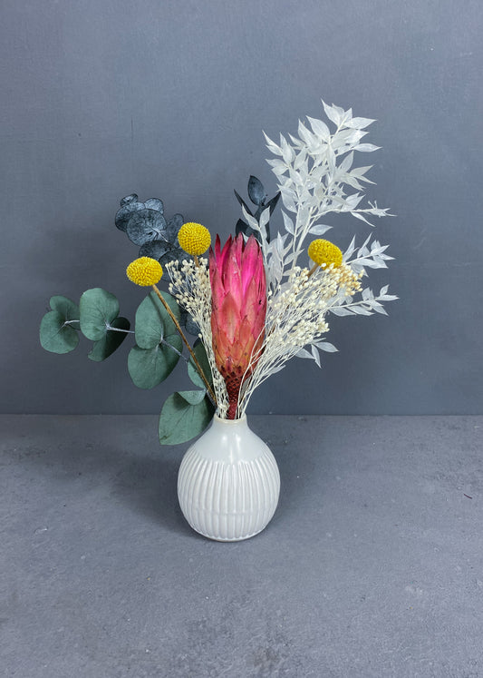 Odette dried flower bud arrangement