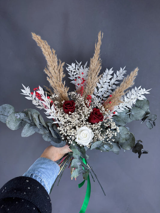 Ruby Dried Flower Bouquet