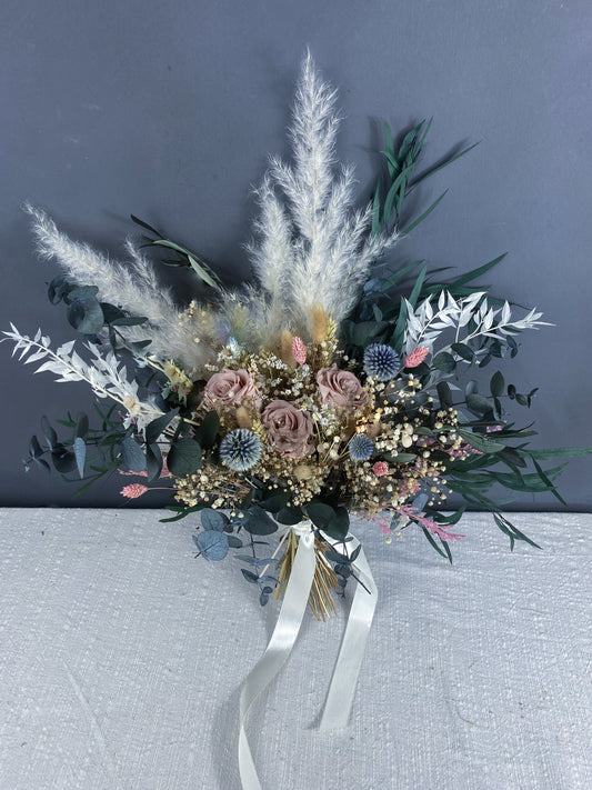 Nora Dried Flower Bridal Bouquet